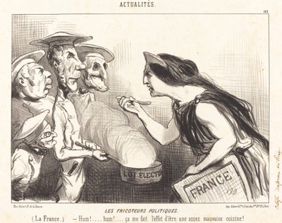 Siyasi Fricoteurs by Honoré Daumier