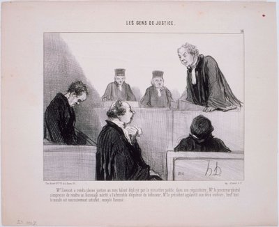 Adalet Halkı - Sayın Avukat tam Adaleti sağladı by Honoré Daumier