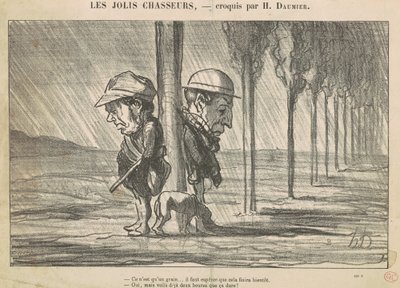 Güzel Avcılar by Honoré Daumier