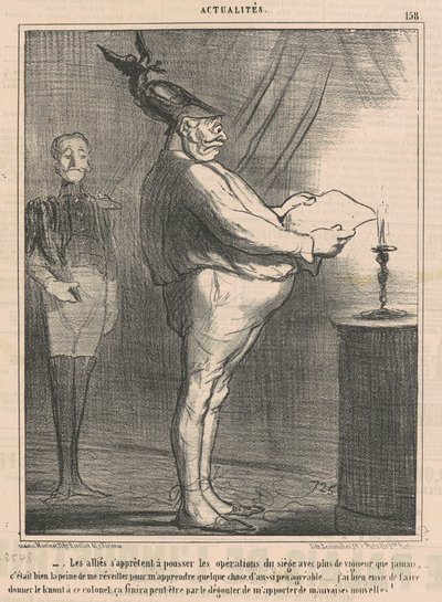 Müttefikler operasyonları zorlamaya hazırlanıyorlar... by Honoré Daumier