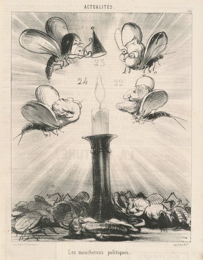 Siyasi sivrisinekler by Honoré Daumier