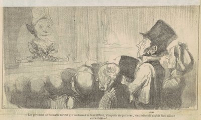 Kibar toplumun insanları... by Honoré Daumier