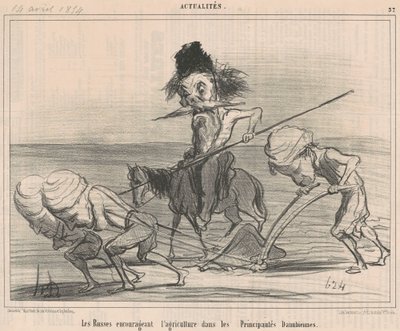 Ruslar tarımı teşvik ediyor by Honoré Daumier