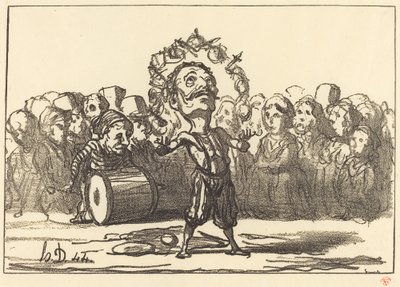 dağ sıraları by Honoré Daumier