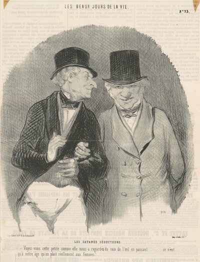 sinir bozucu baştan çıkarıcılar by Honoré Daumier