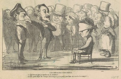 Eşsiz uyurgezer by Honoré Daumier