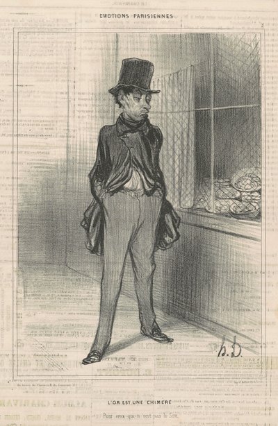 Altın bir kimeradır by Honoré Daumier