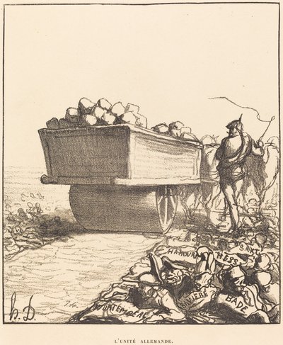 Alman birliği by Honoré Daumier
