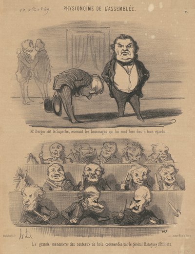 Bay Berger, dedi muhteşem... by Honoré Daumier