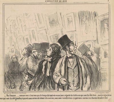 Karım ..., sahip olamayacağımız gibi ... by Honoré Daumier