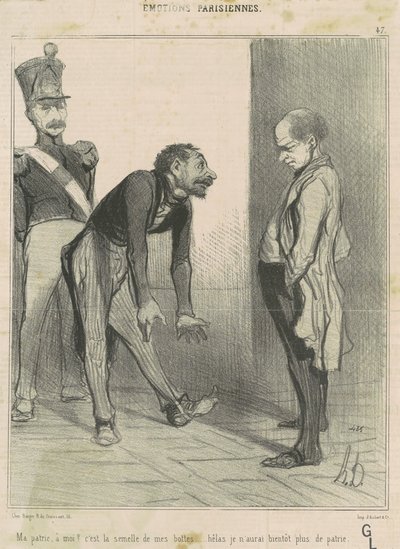 Vatanım, benim mi?... by Honoré Daumier