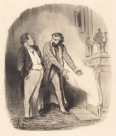 Ama Bay Sahibi, bakın... by Honoré Daumier