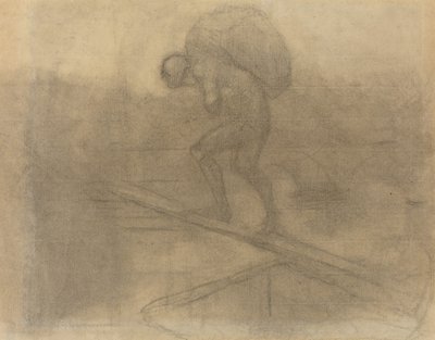 Çuval taşıyan adam by Honoré Daumier
