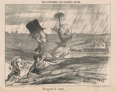 konvoyu kaçırmak by Honoré Daumier