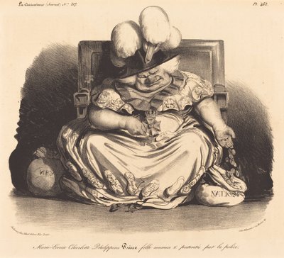 Marie-Louise-Charlotte-Filipinler by Honoré Daumier
