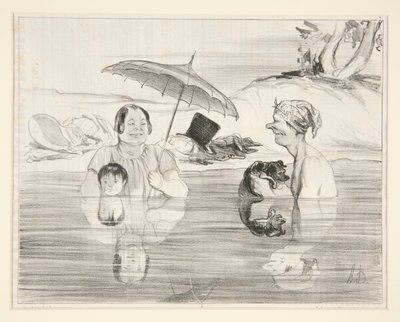 Bayan Greluche: Ah Gustave, ne by Honoré Daumier
