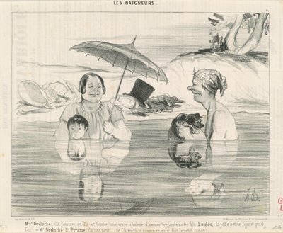 Bayan Greluche: Ah Gustave, ne güzel! by Honoré Daumier