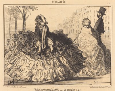 1855 Bahar Modası by Honoré Daumier