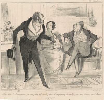 Tanrım! Efendim, ben... by Honoré Daumier