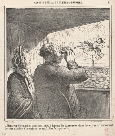 Bay Colimard, devam ederseniz... by Honoré Daumier