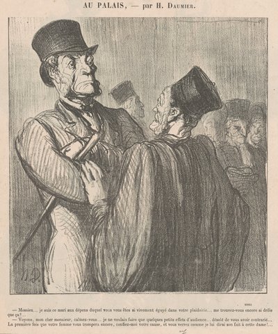 Mossieu ... Ben pahasına o kocayım by Honoré Daumier