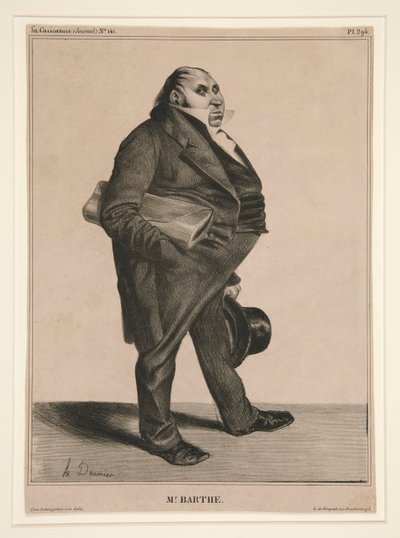 Bay Barthe, lütfen. C?l?brit dizisinden 294? de la Karikatür (Karikatür by Honoré Daumier