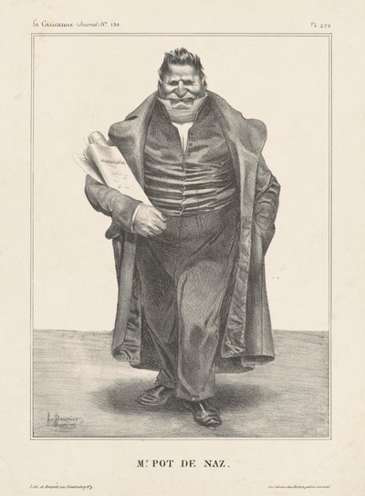 Bay Pot de Noz. by Honoré Daumier