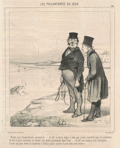 Endişelenme... by Honoré Daumier