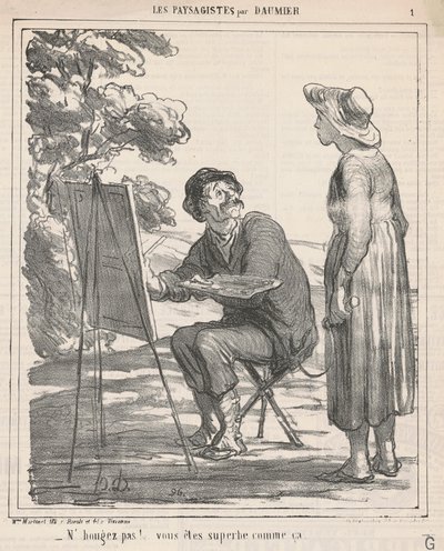 Kımıldama! ... by Honoré Daumier