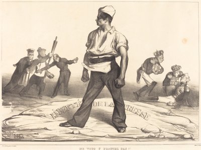 Onunla uğraşma!! by Honoré Daumier
