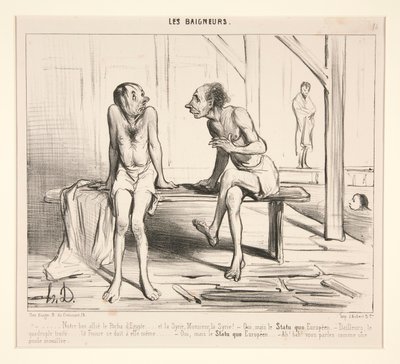 İyi müttefikimiz Pacha d by Honoré Daumier