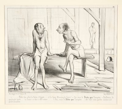 İyi müttefikimiz Pacha d by Honoré Daumier