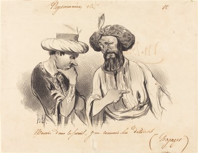 Sarayda beslenen... by Honoré Daumier