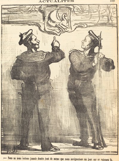 Asla tahmin edemezdik... by Honoré Daumier