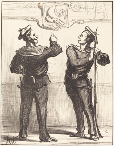 Asla tahmin edemezdik... by Honoré Daumier