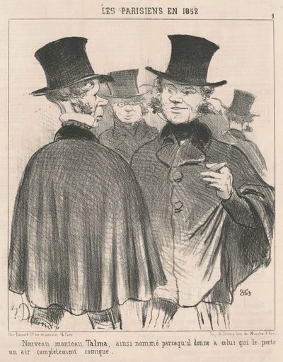 Yeni talma ceket by Honoré Daumier