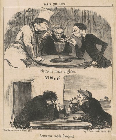 Yeni İngiliz Modası by Honoré Daumier