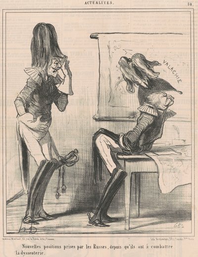 Rusların aldığı yeni pozisyonlar ... by Honoré Daumier
