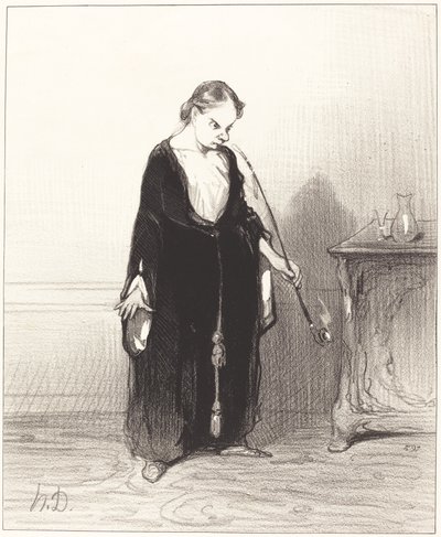 Ey benden çaldığın afyonun lezzeti!... by Honoré Daumier