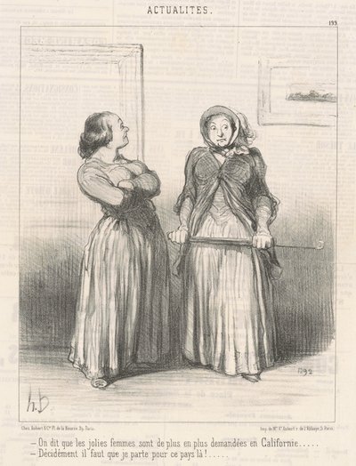 Güzel kadınlar derler... by Honoré Daumier
