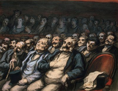 Orkestra Koltuğu, 1856-1858. by Honoré Daumier