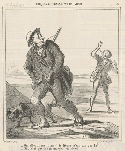 Nereye gidiyorsun? by Honoré Daumier