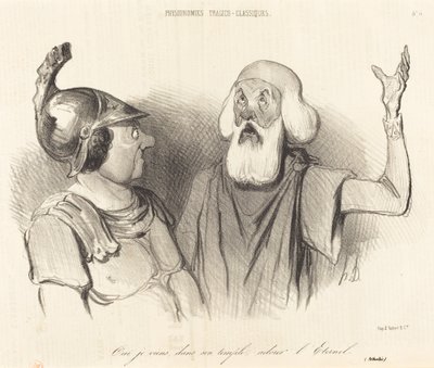 Evet geliyorum, tapınağına... by Honoré Daumier