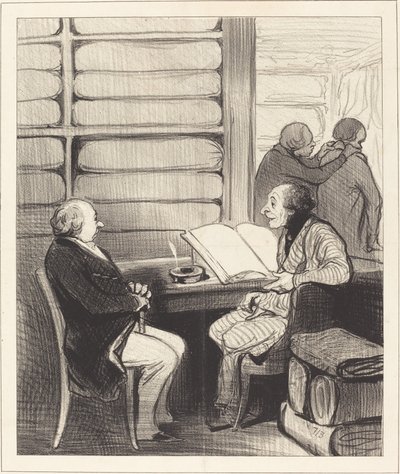 Evet, sevgili Mösyö Badoulard, ben... by Honoré Daumier