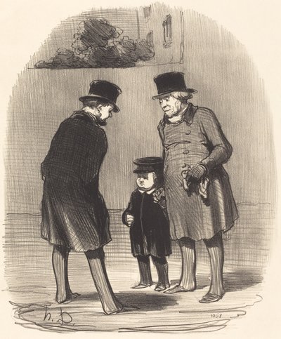 Evet, Bay Chapuzot... by Honoré Daumier