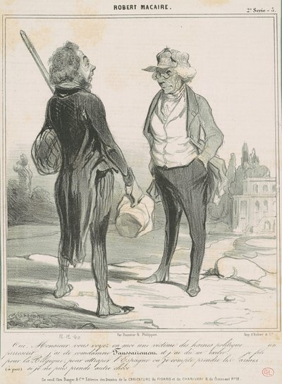 Evet efendim, beni kurban olarak görüyorsunuz. by Honoré Daumier
