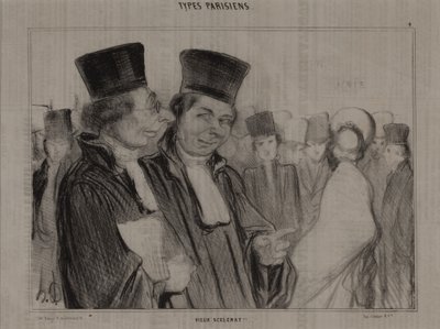 Parisli Tipler, hayır. 4: Yaşlı Alçak! by Honoré Daumier