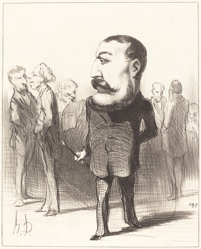 Pierre-Napolyon Bonapart by Honoré Daumier