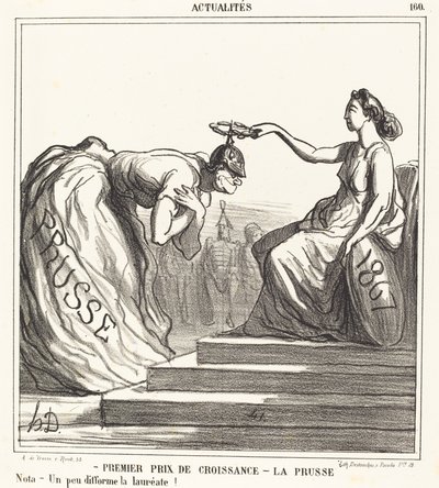 Büyüme Birincilik Ödülü - Prusya by Honoré Daumier