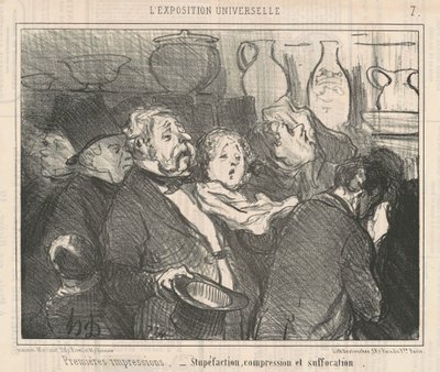 İlk izlenimler...Şaşkınlık... by Honoré Daumier